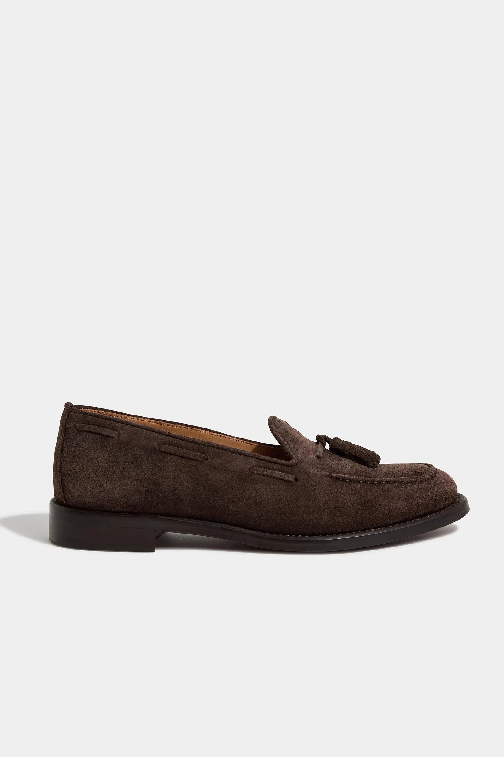 Brown suede tassel loafers - Made In Italy Jogging Gear Day Wear