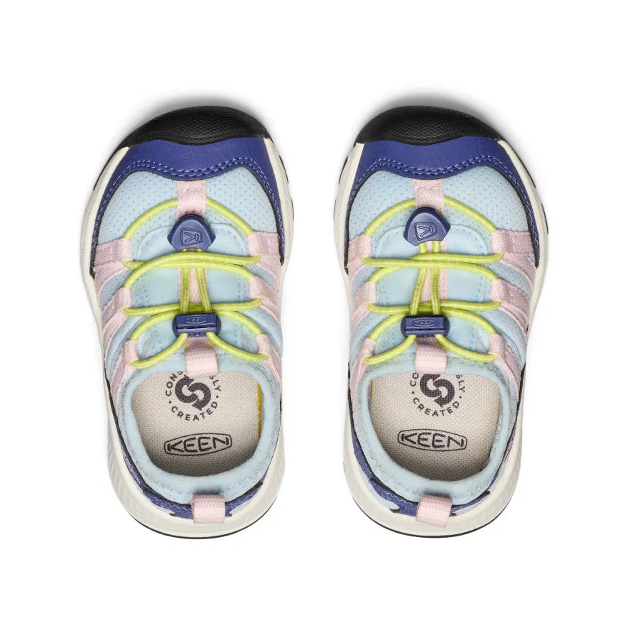 Adjustable Fit Reinforced toe Toddlers' Motozoa Sneaker  |  Skipper Blue/Giggle Pink