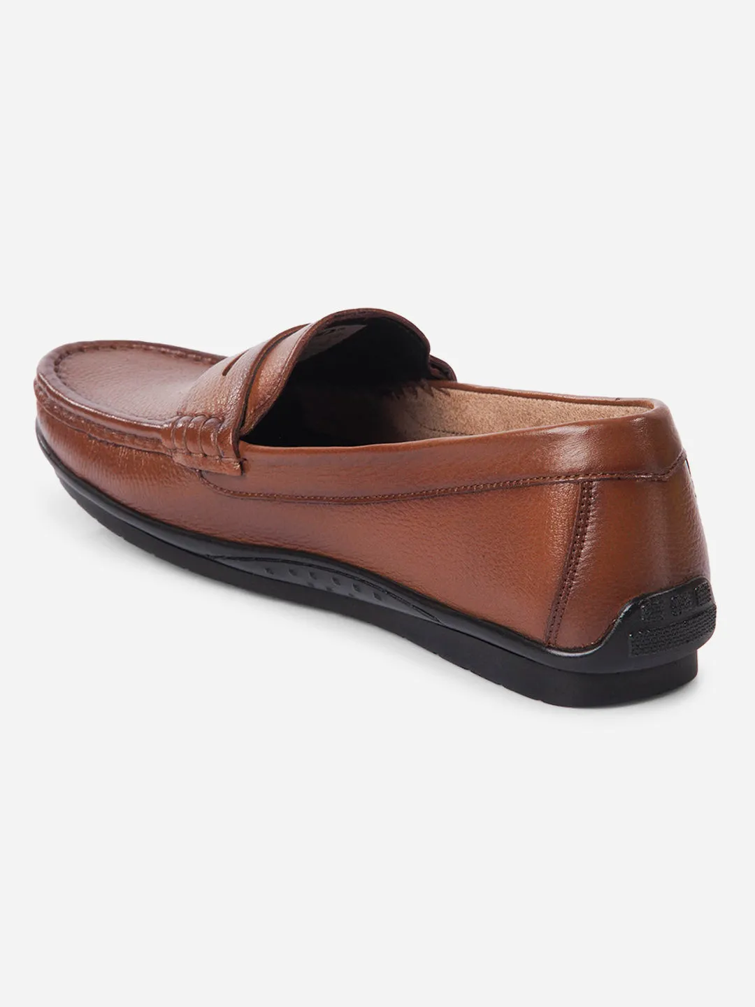 Men's Tan Loafers (ID6111) Dust Free