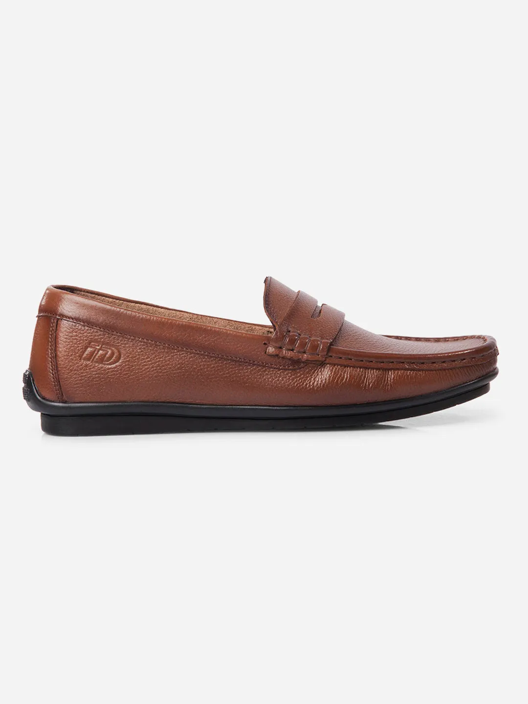 Gloss Mood White Clean Men's Tan Loafers (ID6111)