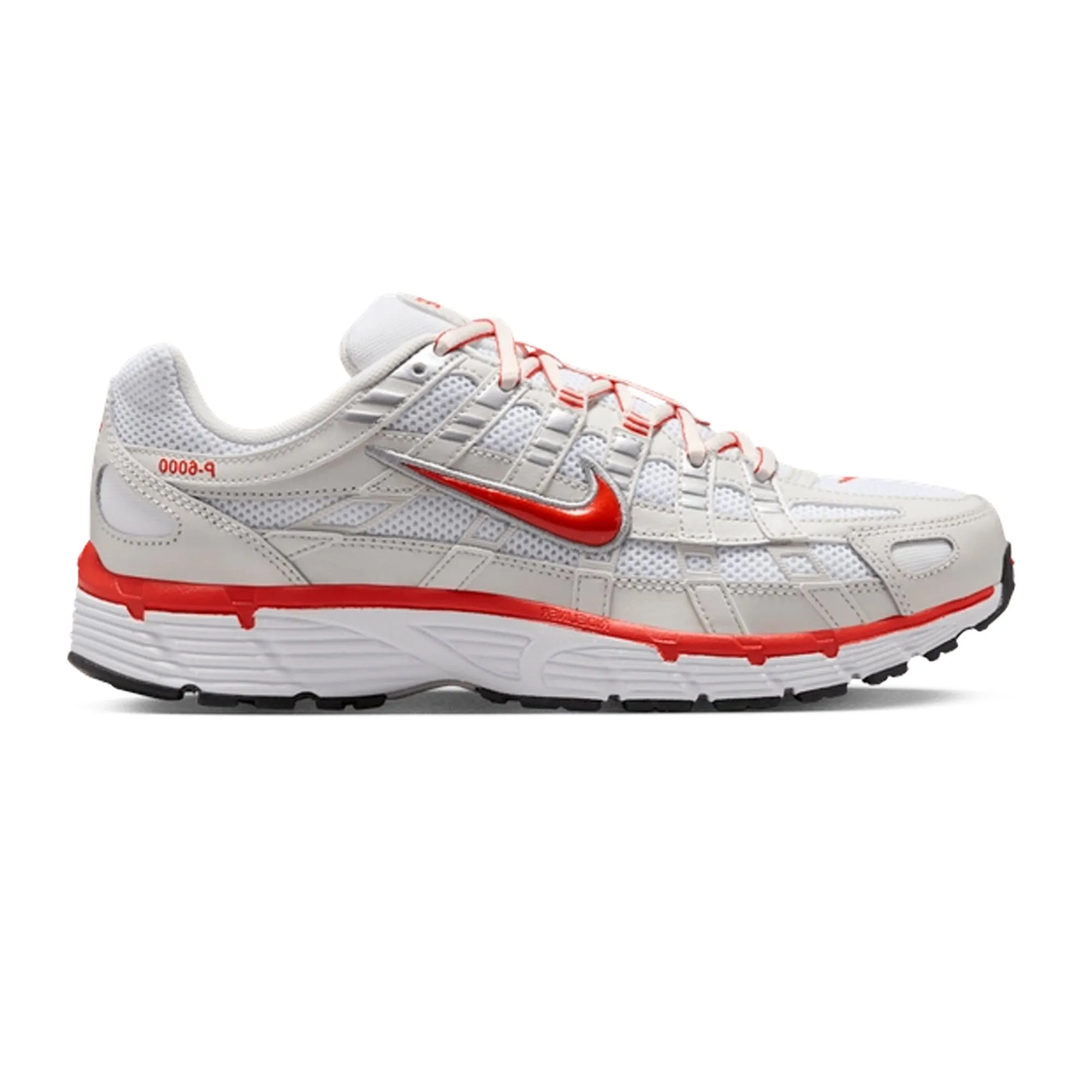 Nike P-6000 'White Platinum Tint Black Picante Red' Women's (2025) Ocean Walk