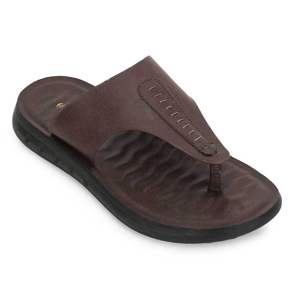 Healers Brown Casual Slipper For Men GHD-82 By Liberty Street Glow Storm Proof