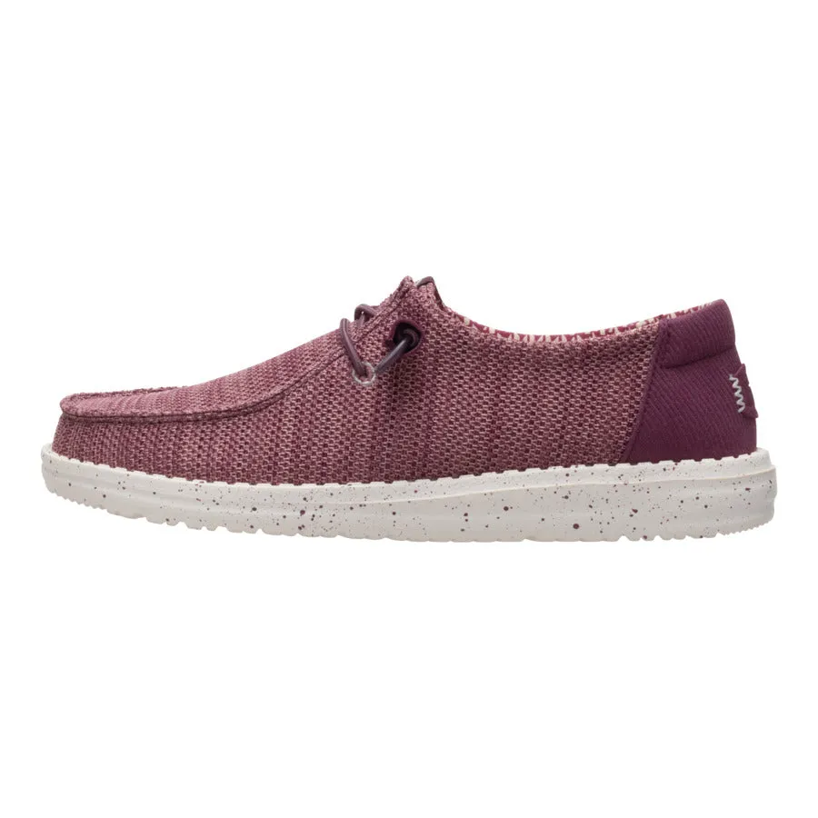 mesh construction Field Power Wendy Stretch Sox - Burgundy