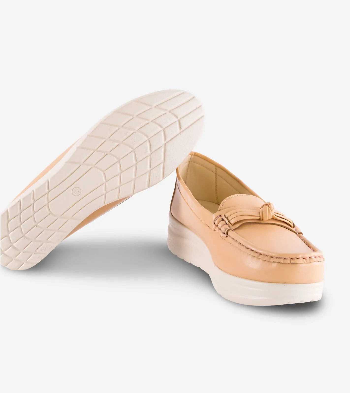 Women's Moccasins US-HV-4305 Sleek Style Pass Hike