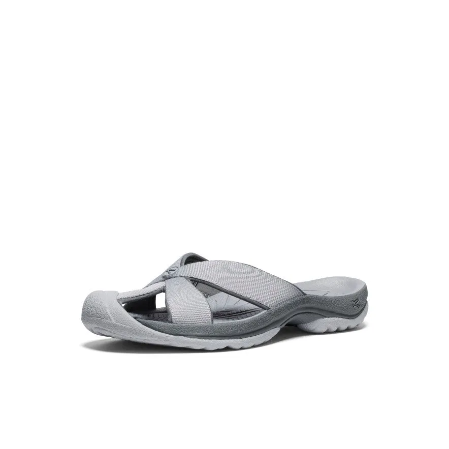 Women's Bali Slide Sandal  |  Alloy/Steel Grey Walk Free Suede
