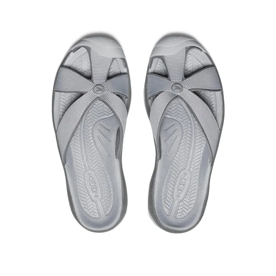 Women's Bali Slide Sandal  |  Alloy/Steel Grey Cushioned heel Reinforced