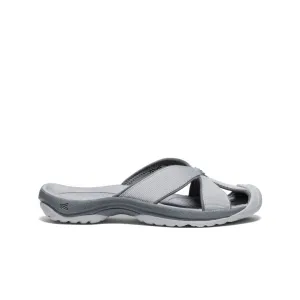 Comfort Padding System Daily Walking Women's Bali Slide Sandal  |  Alloy/Steel Grey