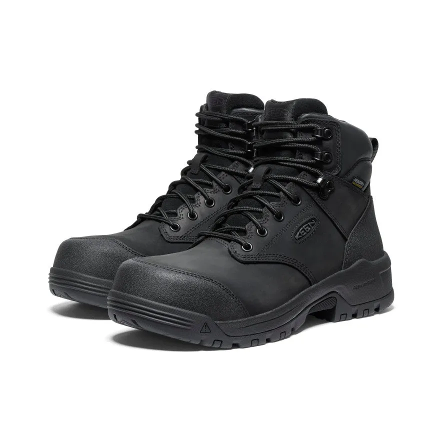 Men's Evanston 6" Waterproof Boot (Carbon Toe)  |  Black/Black Chill Fit Shoes