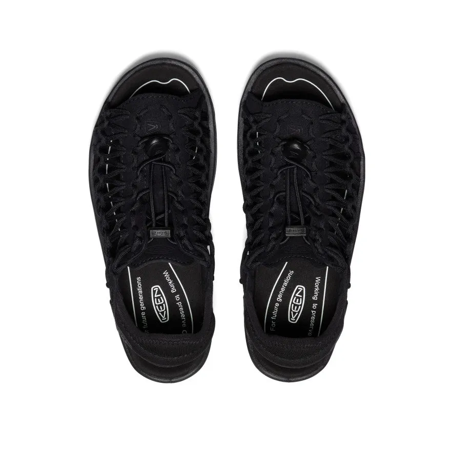 Women's UNEEK II Open-Toe Sneaker  |  Black/Black Indoor Use ElasticMaterial