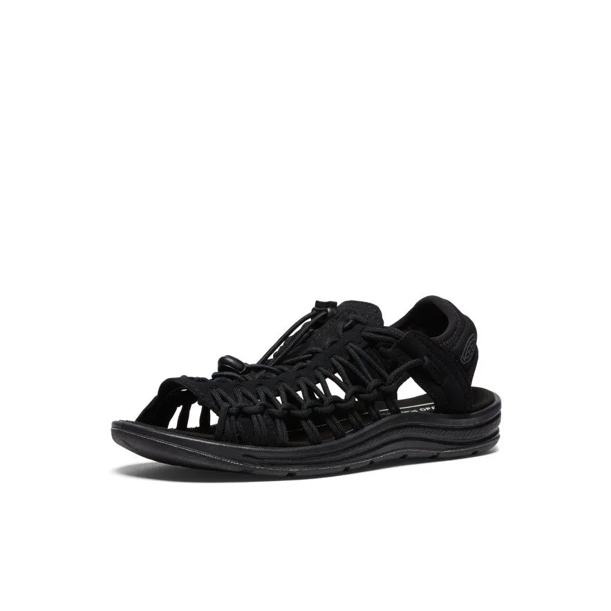 Women's UNEEK II Open-Toe Sneaker  |  Black/Black Flex Zones Engineering