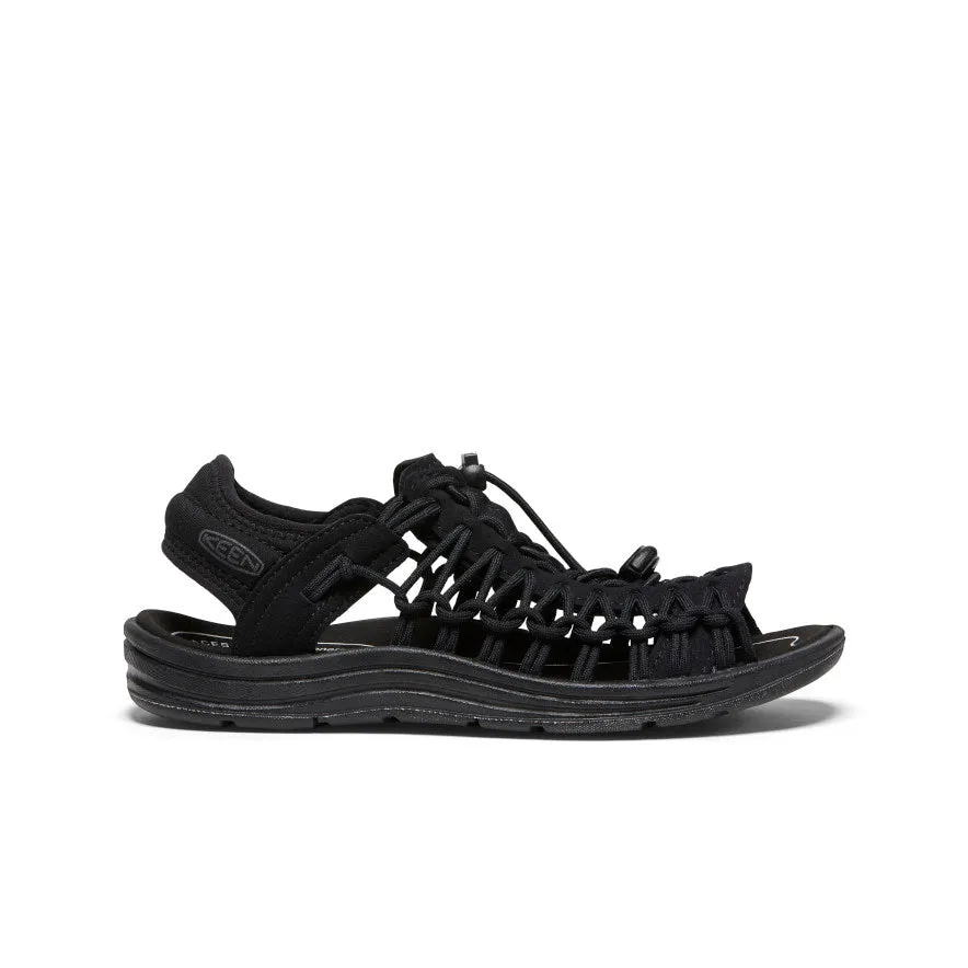 Women's UNEEK II Open-Toe Sneaker  |  Black/Black Quick Relaxation Instant Footwear