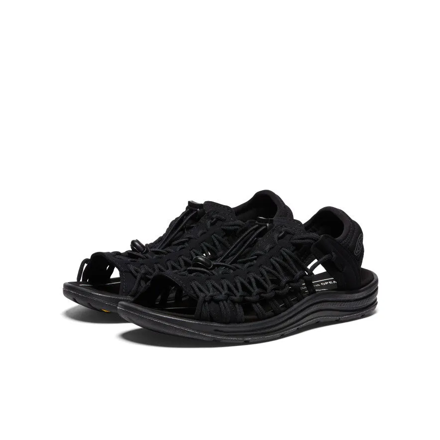 Women's UNEEK II Open-Toe Sneaker  |  Black/Black Sleek Finish
