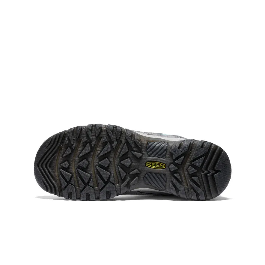 Simple Relax Fit Flat Sole Women's Targhee IV Wide Waterproof Hiking Shoe  |  Alloy/Granite Green