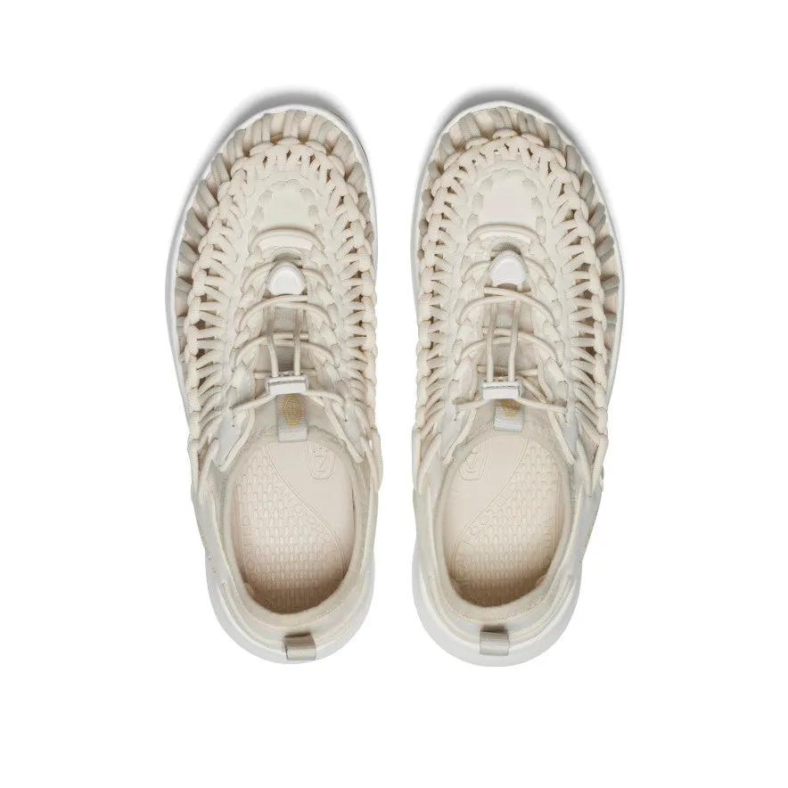 Antimicrobial Comfortable Upper Material Women's UNEEK O3 Sneaker Sandal  |  Birch/Star White
