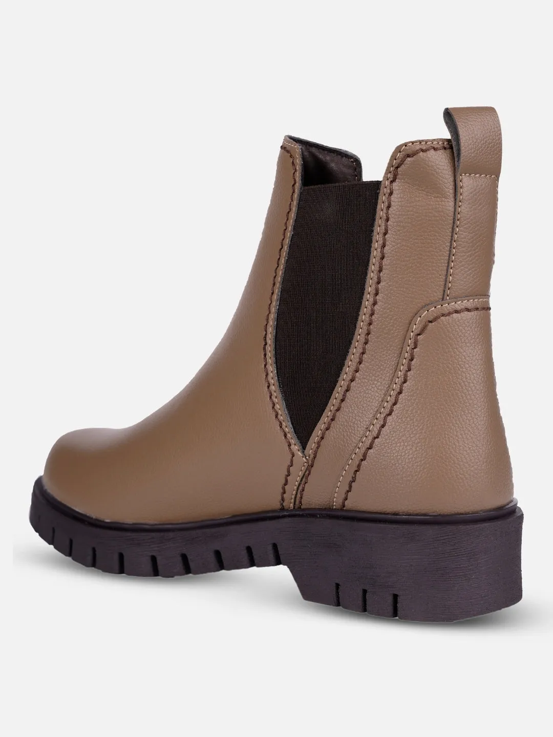 Comfort Grip Quick Drying Stylish Explorer Women's Choco Casual Boots (IU5005)
