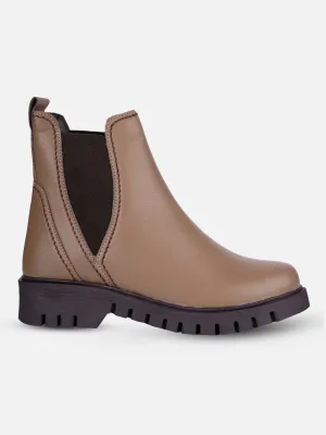Classic Style Women's Choco Casual Boots (IU5005)