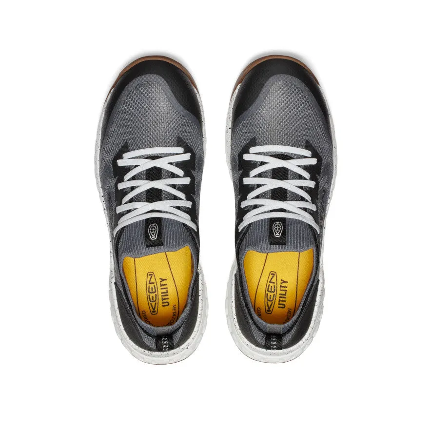 Men's Arvada Shift Work Sneaker (Carbon Toe)  |  Steel Grey/Gum Relax Slip Shoes