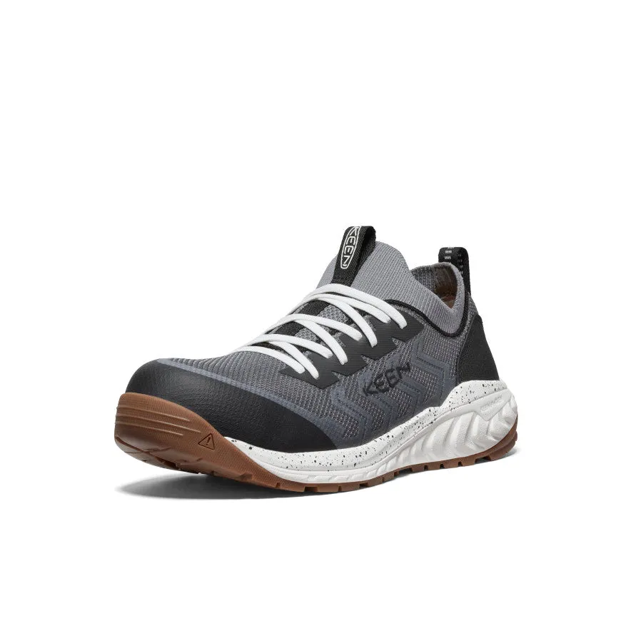 Ventilated Design Men's Arvada Shift Work Sneaker (Carbon Toe)  |  Steel Grey/Gum