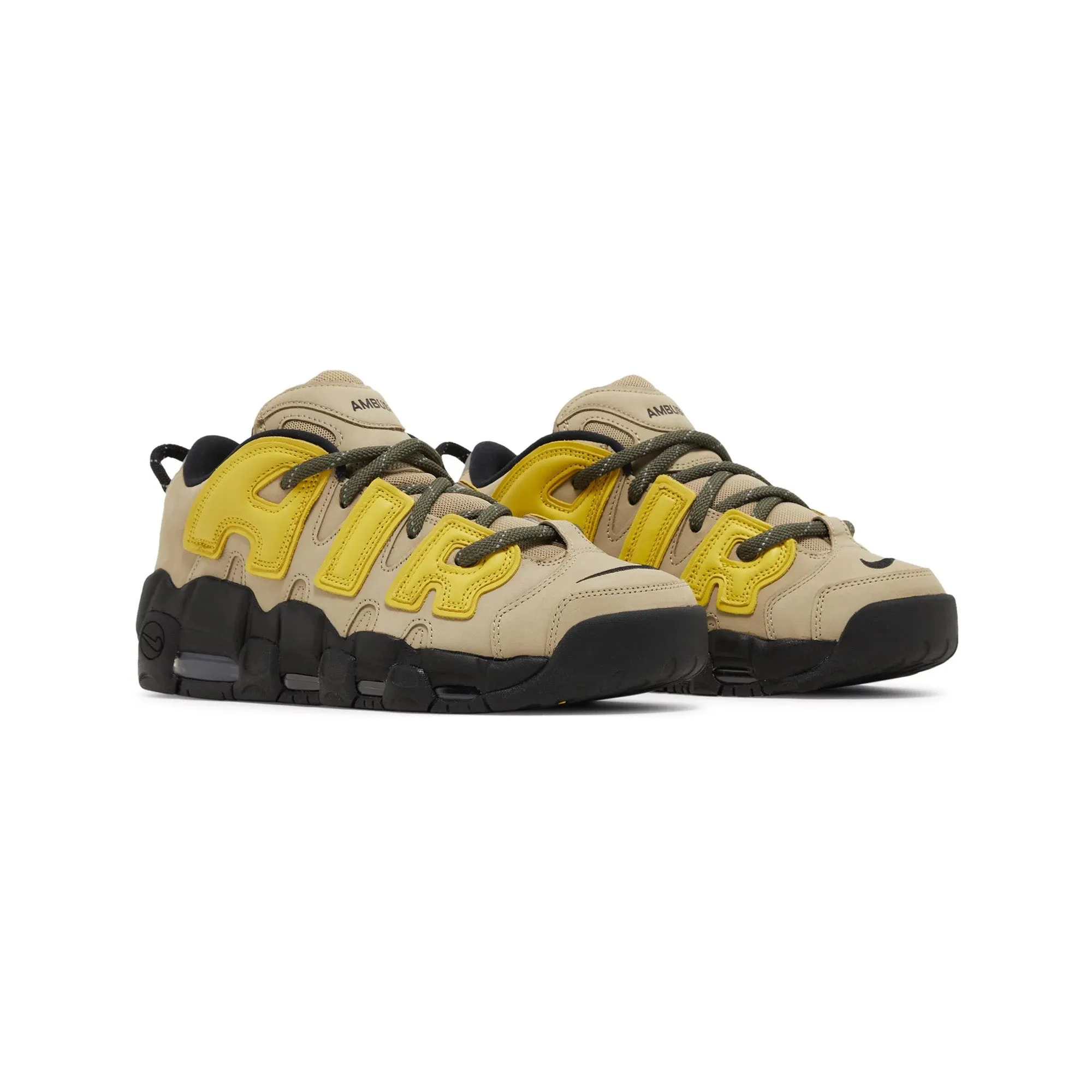 Air More Uptempo Low 'AMBUSH Vivid Sulfur Limestone' (2023) London Cool Lightweight