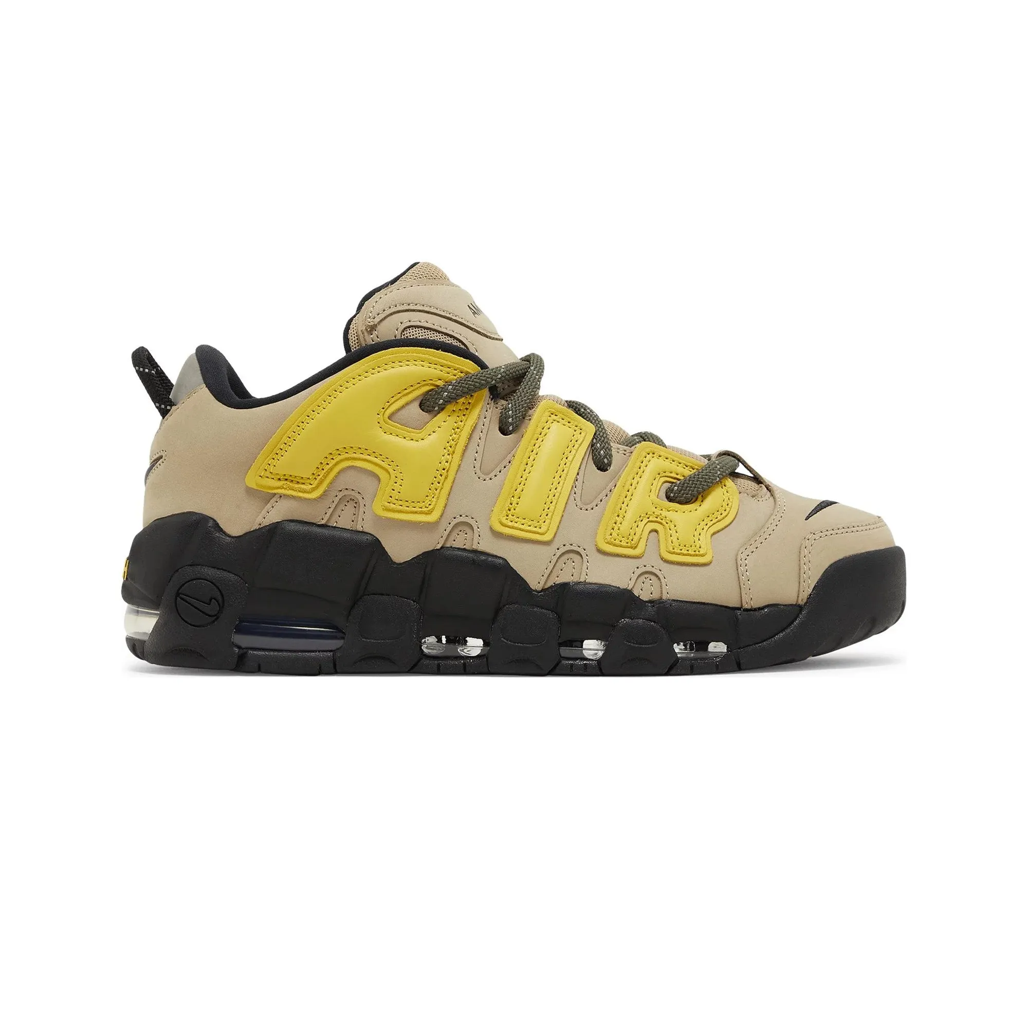 Air More Uptempo Low 'AMBUSH Vivid Sulfur Limestone' (2023) velcro