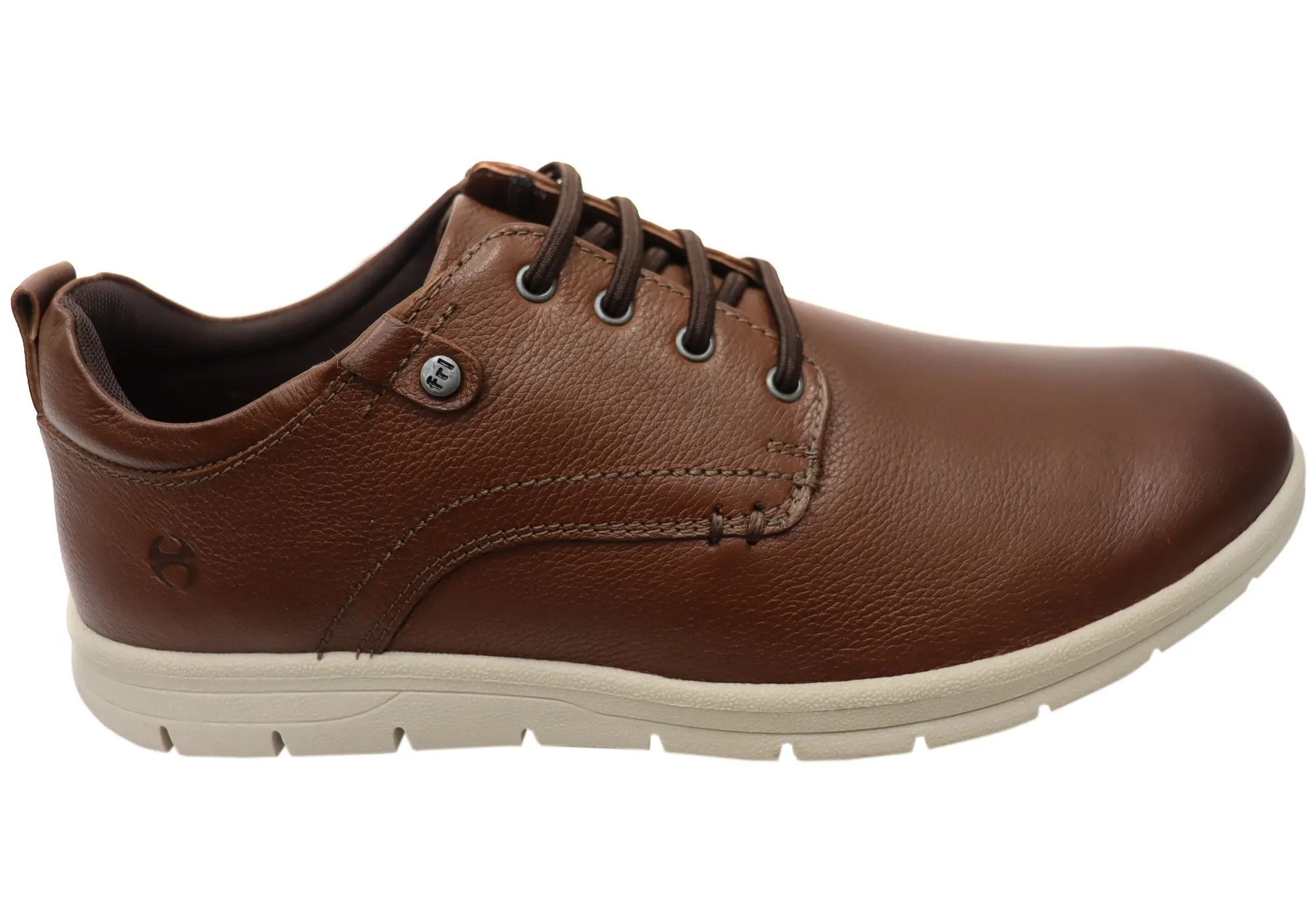 Grip Ready Ferricelli Stevie Mens Leather Dress Casual Shoes Made In Brazil