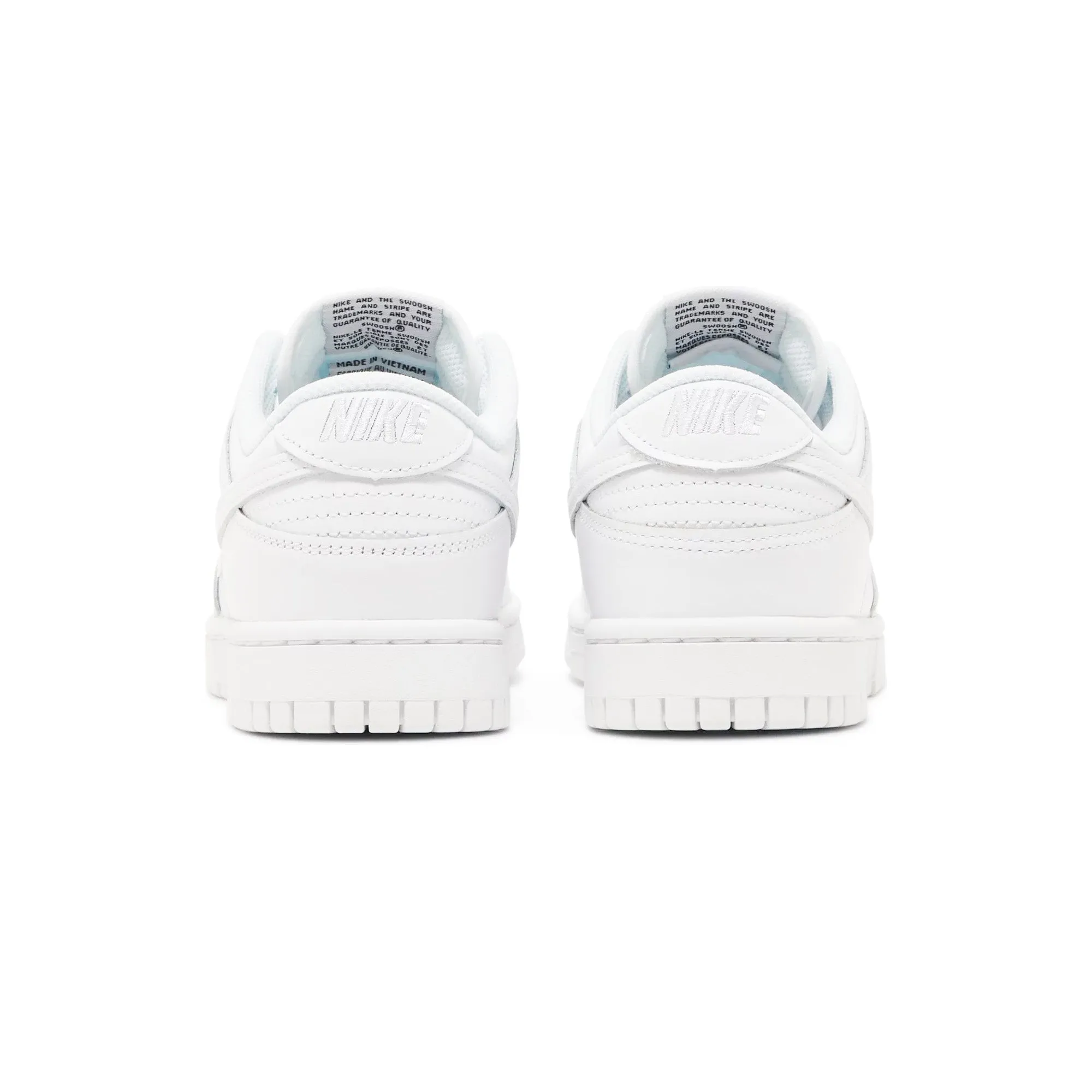 Lace Up Zen Step Nike Dunk Low 'Triple White' Women's (2021)