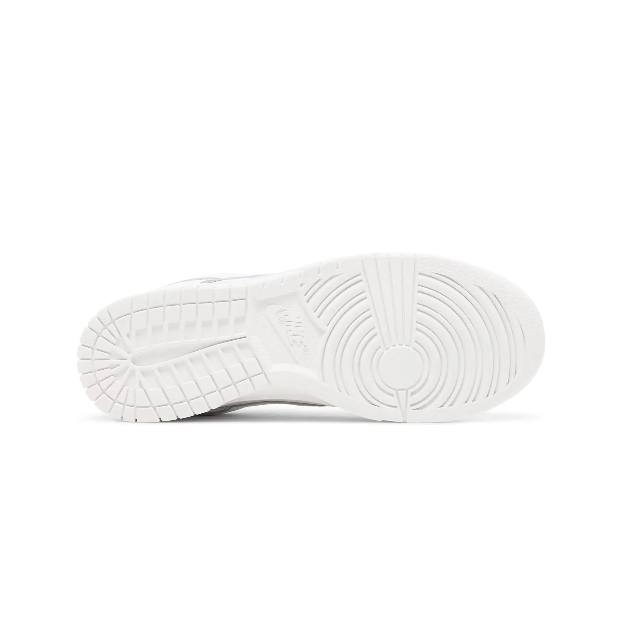 Nike Dunk Low 'Triple White' Women's (2021) Fire Red Deep Grip