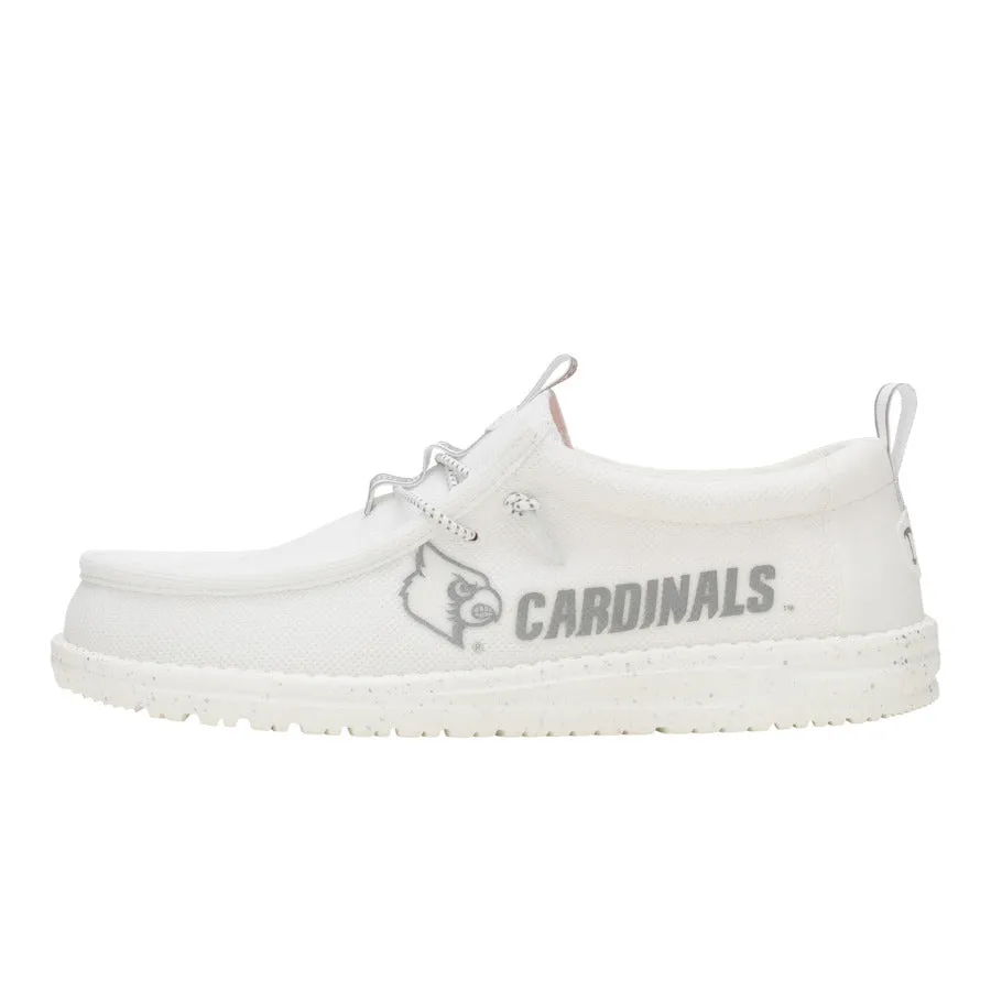 Wally Louisville Cardinals - Cardinals White/Red Shine Bright Sail Vibe