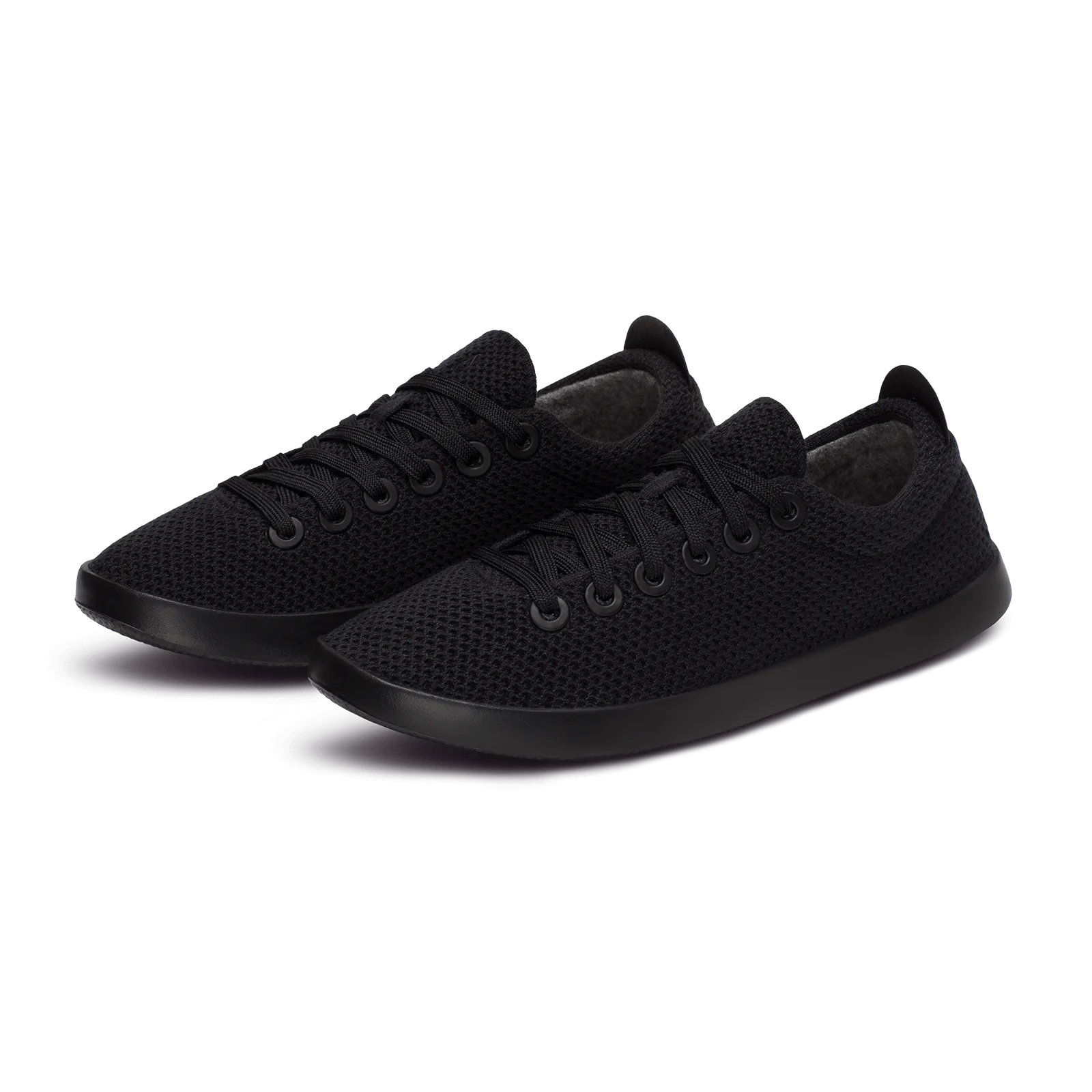 Minimalist Stitching Women's Tree Pipers- Natural Black (Natural Black Sole)