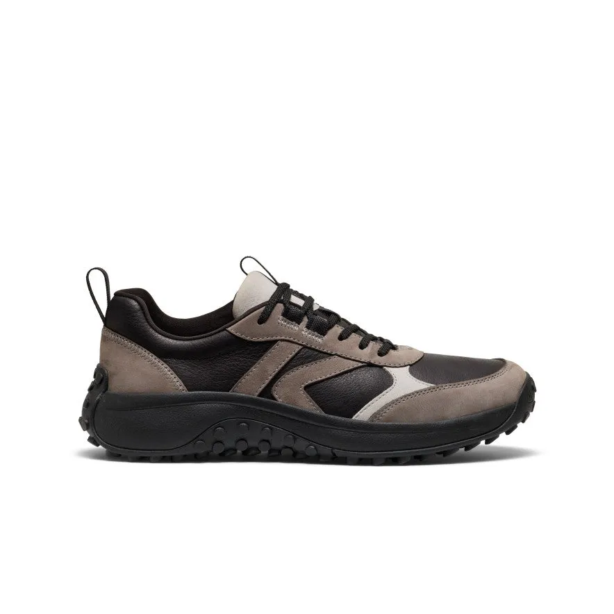 Men's KS86 Leather Sneaker  |  Black/Steel Grey Gym Equipment