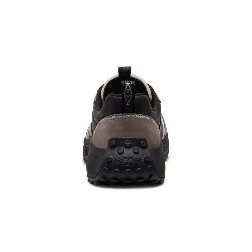 Men's KS86 Leather Sneaker  |  Black/Steel Grey Luxurious Feel