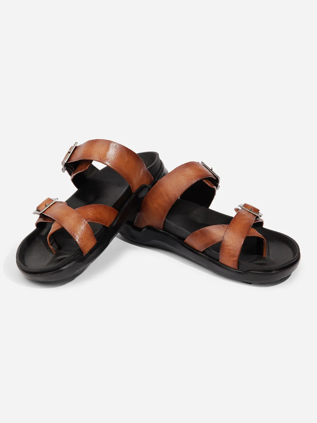 Men Tan Sandal / Slipper (ID4223) Stable base Peace Step