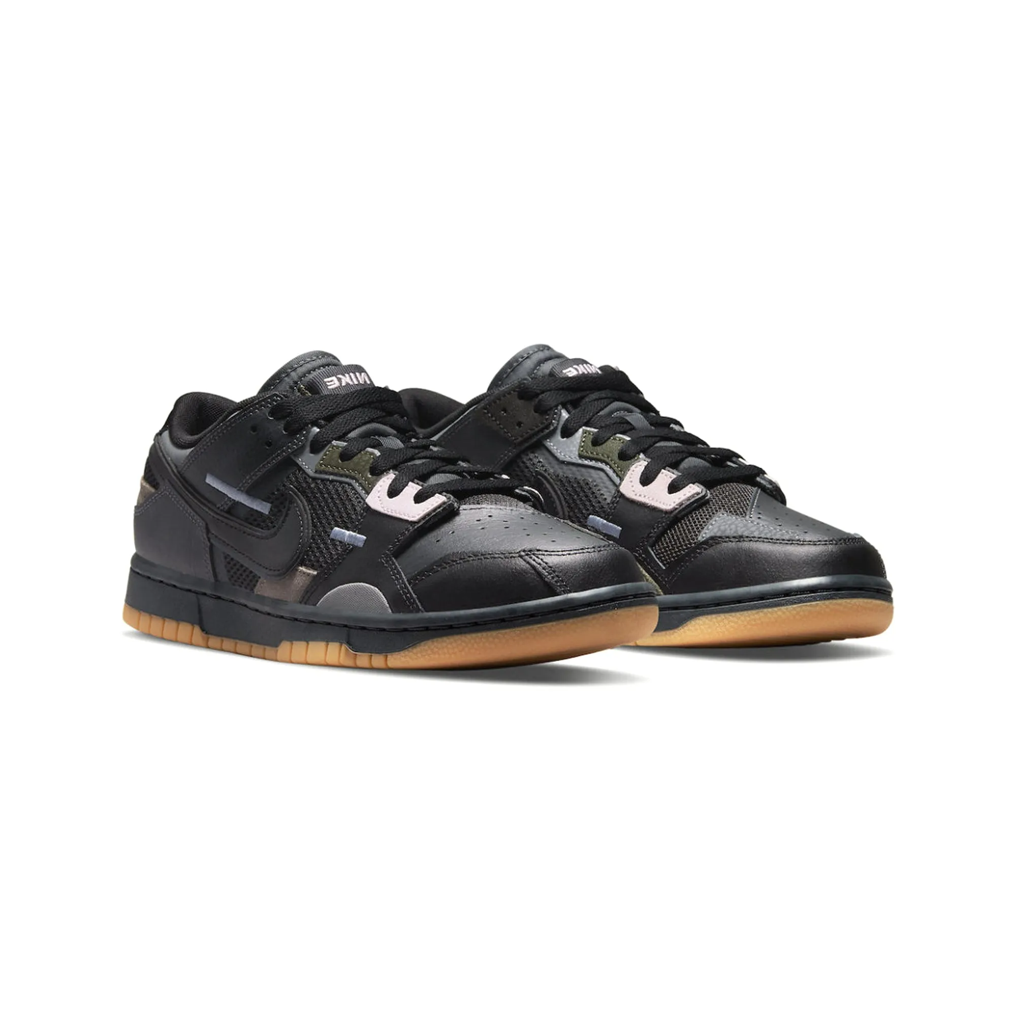 Nike Dunk Low Scrap 'Black Gum' (2022) Anti Odor Urban Stroll Rapid pace
