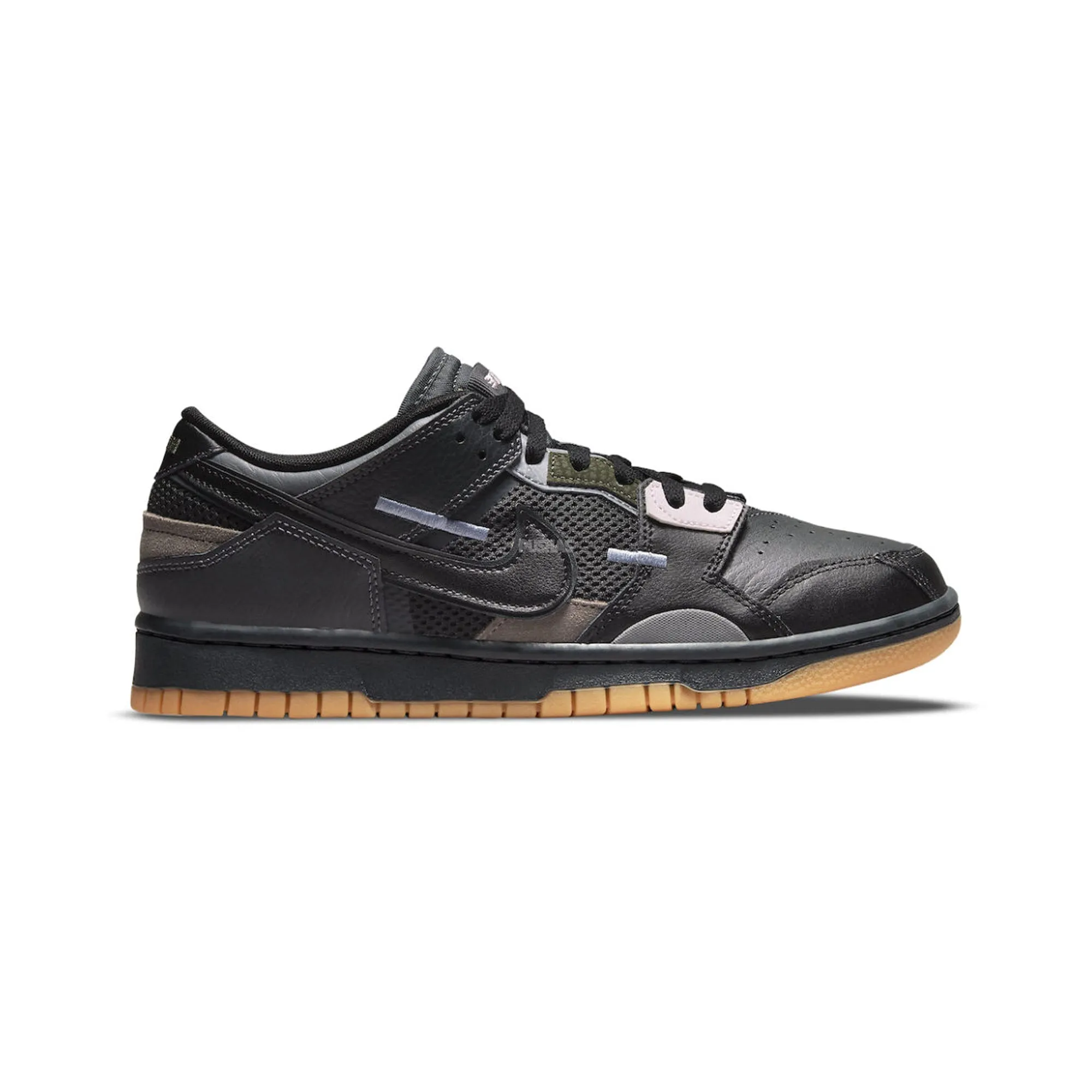 Frost Safe Urban Style Nike Dunk Low Scrap 'Black Gum' (2022)