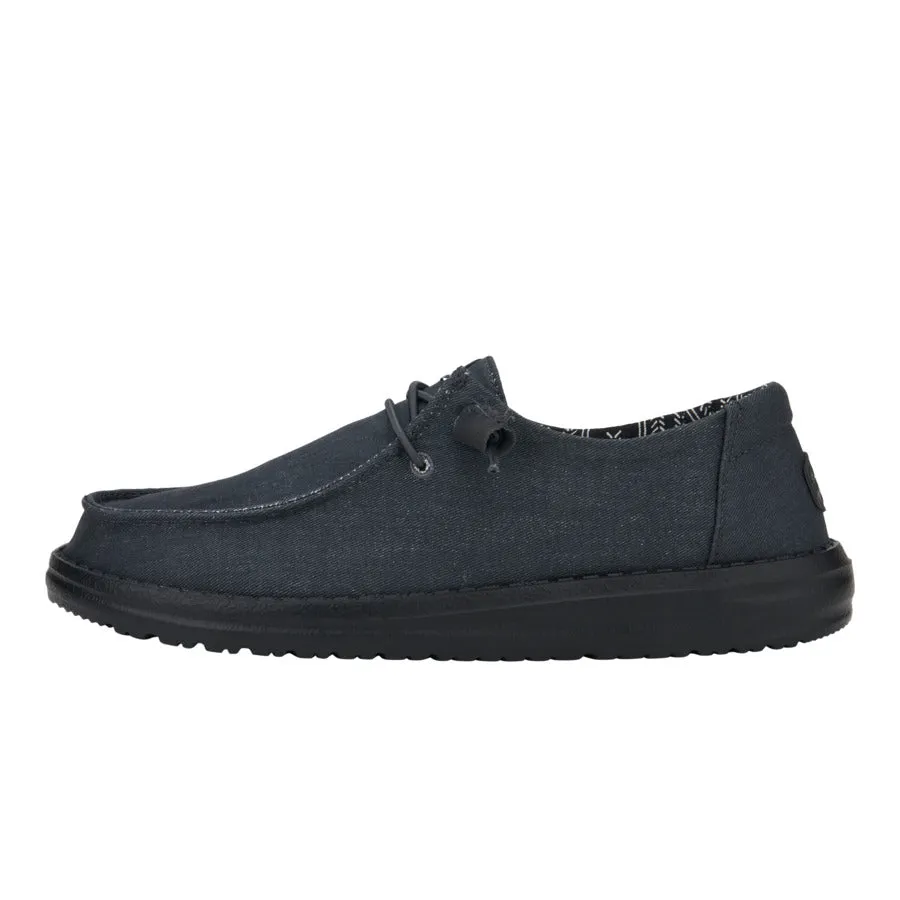 Wendy Stretch Canvas Wide - Black/Black Park Day