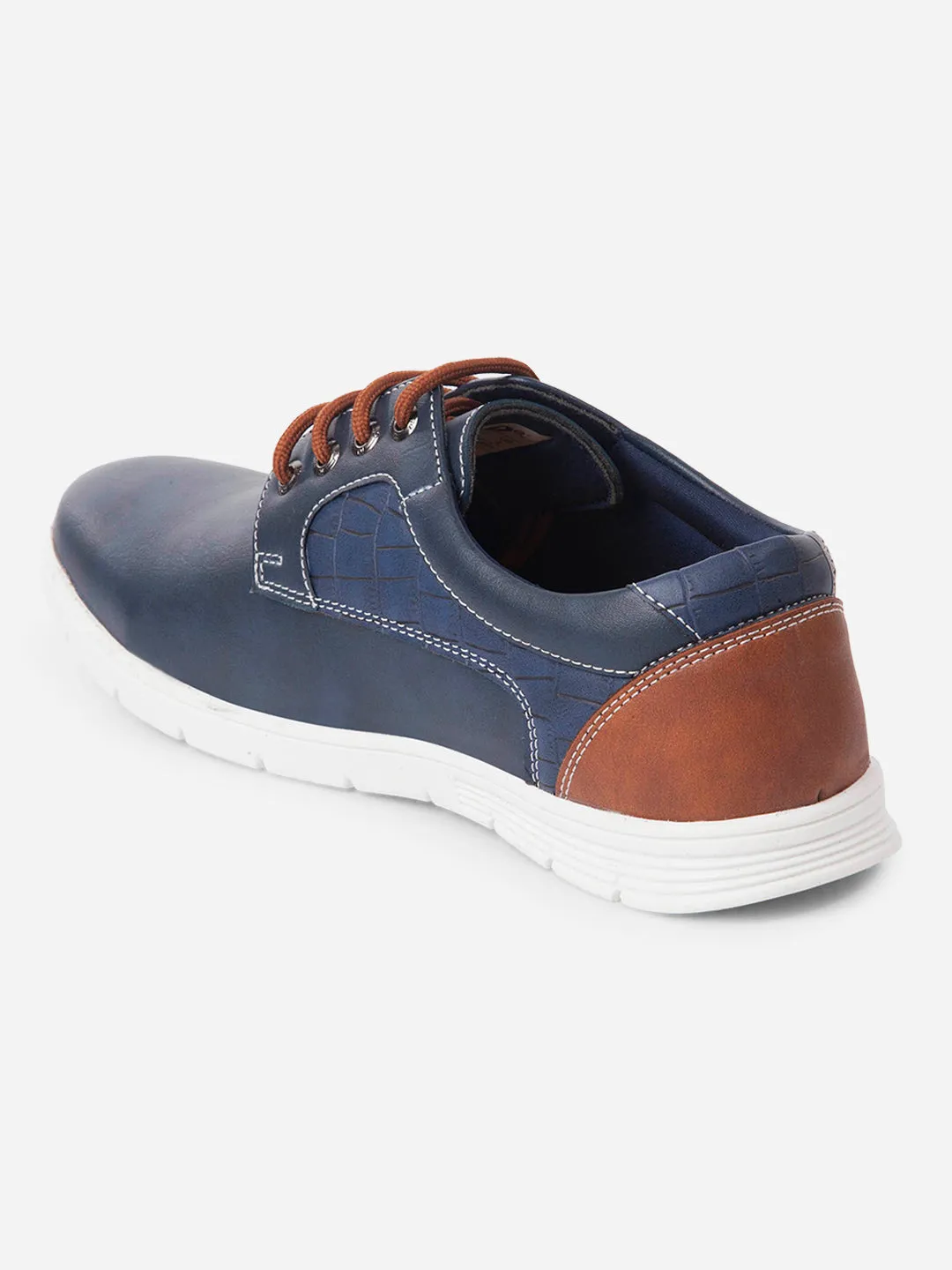 Stable Core Padded Comfort Cold Weather Men's Blue Regular Toe Lace Up Casual (IX2153)