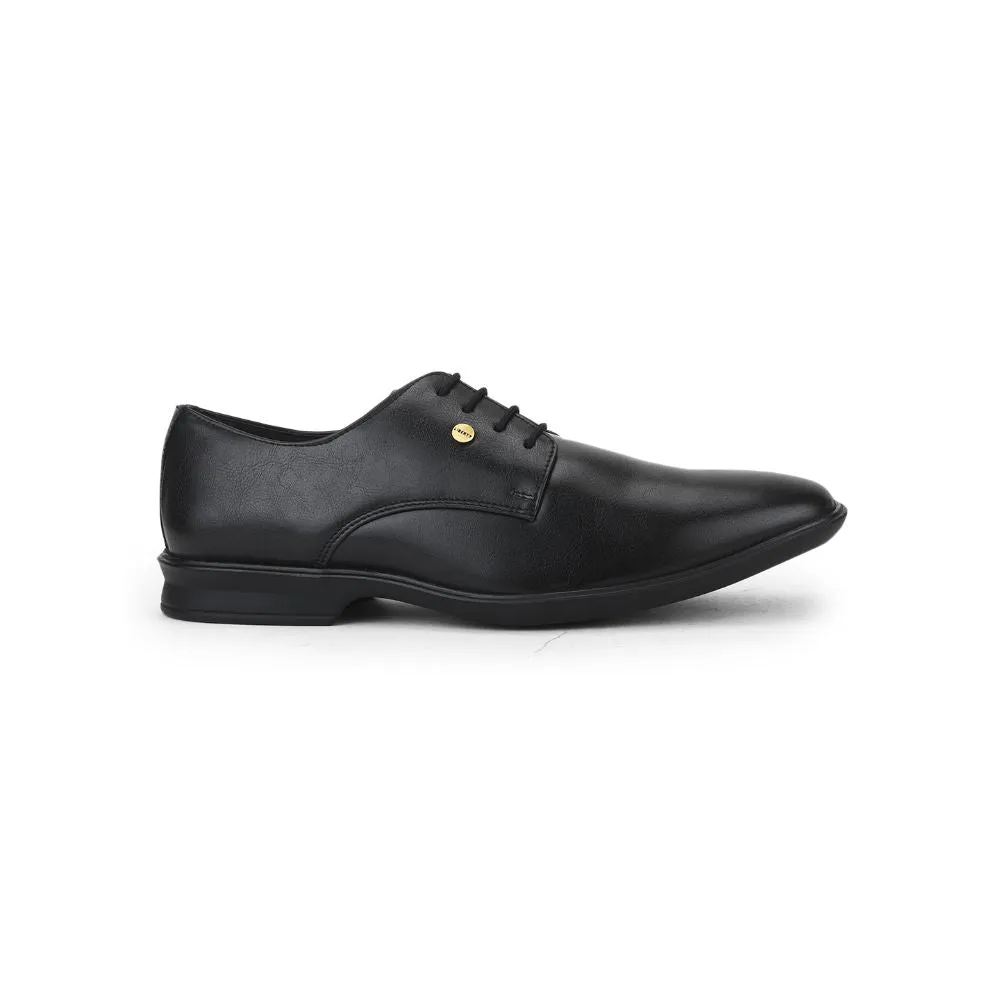 Fortune Black Formal Lace Up Derby Shoes For Men LUCIO-201 By Liberty Executive Mode