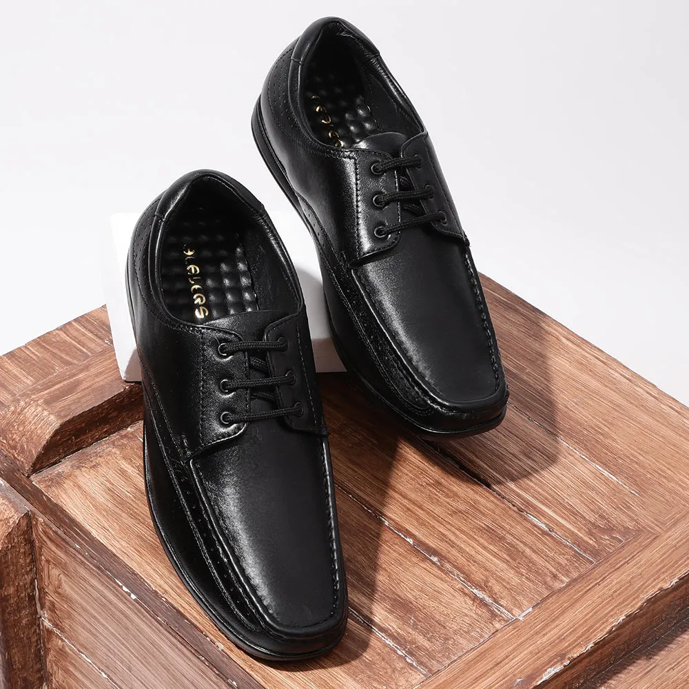 Easy Pace Healers Formal (Black) Lace-Up Shoes For Men FL-1414 By Liberty