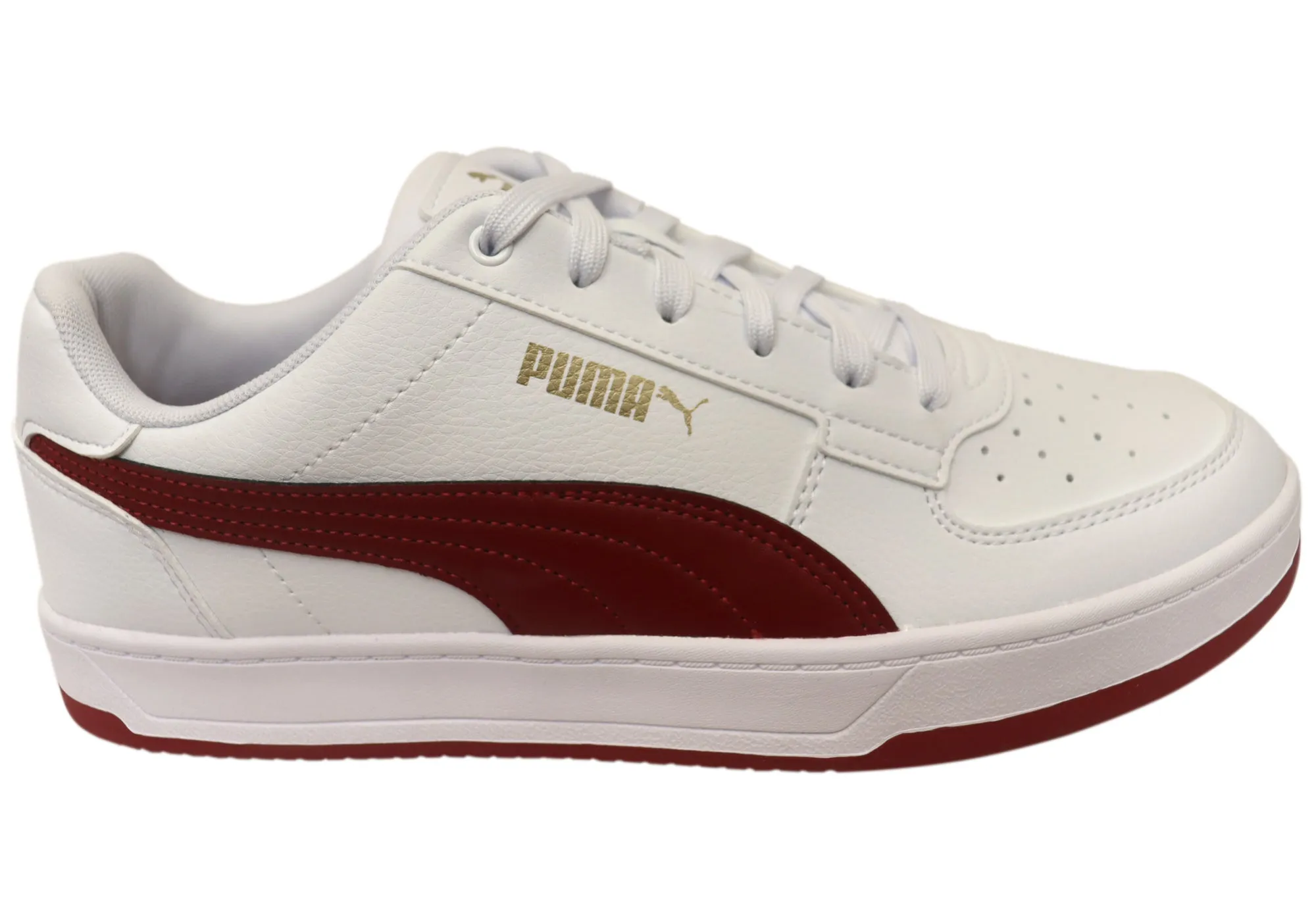 Foot Relax Puma Mens Caven 2.0 Comfortable Lace Up Sneakers