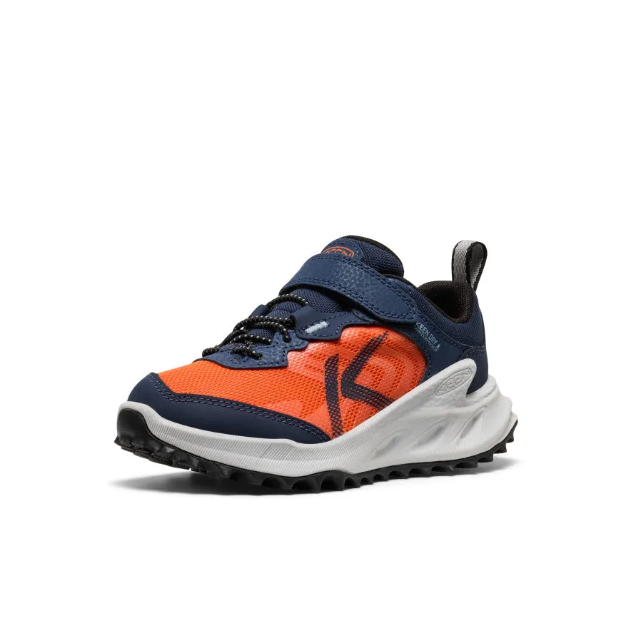 Little Kids' Zionic Waterproof Shoe  |  Naval Academy/Scarlet Ibis Padded collar