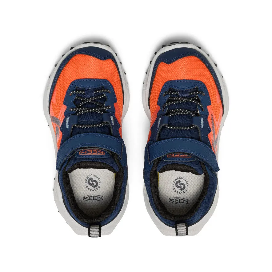 Little Kids' Zionic Waterproof Shoe  |  Naval Academy/Scarlet Ibis Soccer - themed kids' shoes Kids' spring shoes