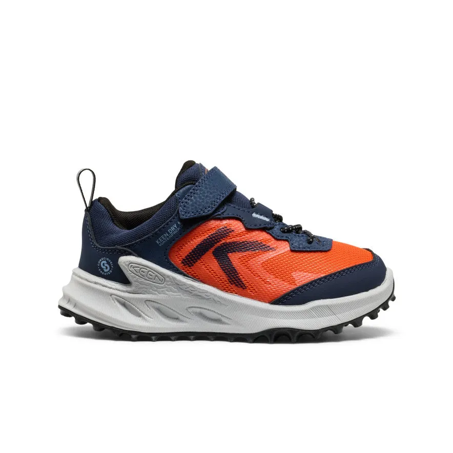 Arch Cushion Wide - fit kids' shoes Little Kids' Zionic Waterproof Shoe  |  Naval Academy/Scarlet Ibis