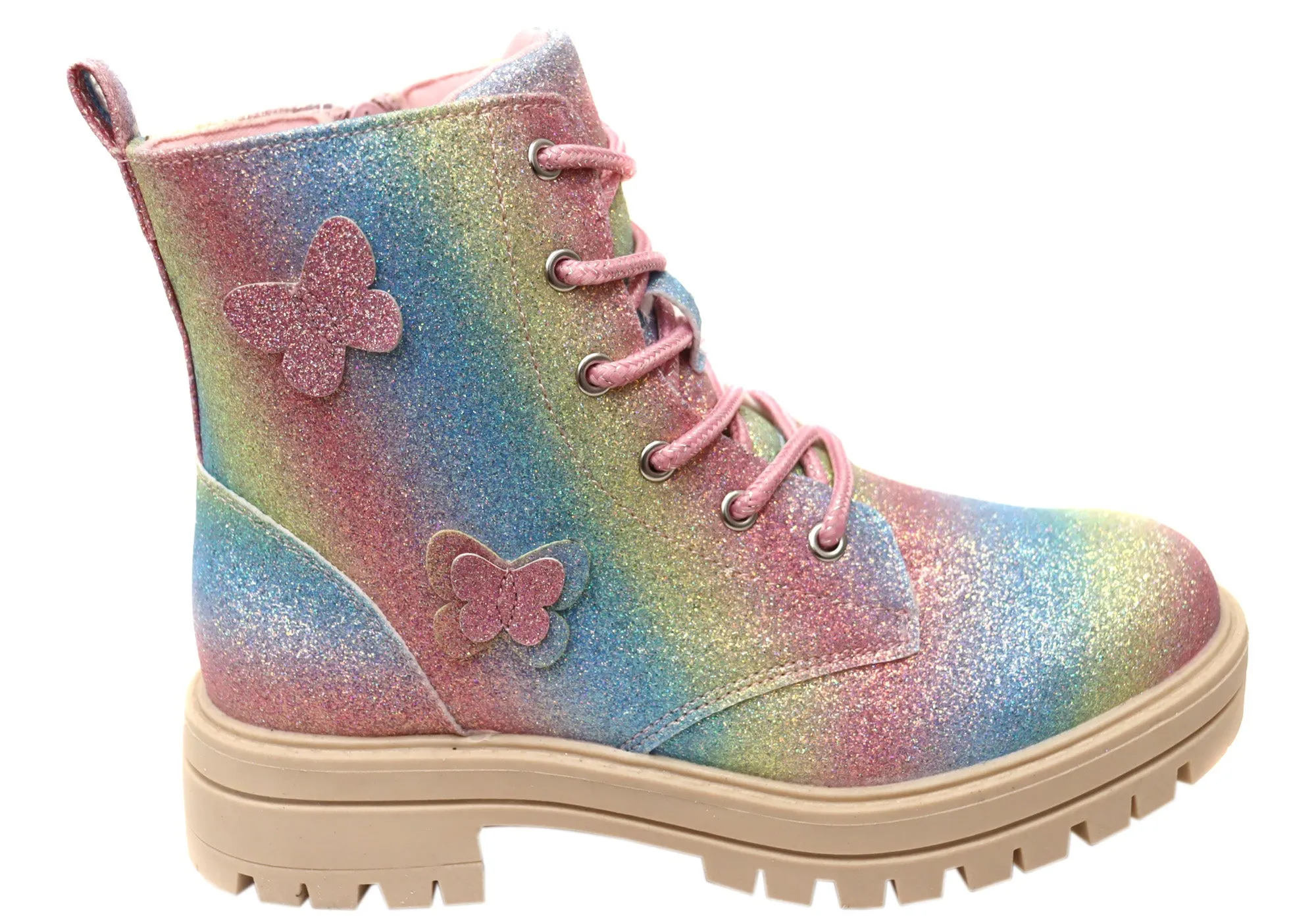 Grosby Freya Girls Kids Comfortable Ankle Boots Preschool - sized shoes Kids' sneakers
