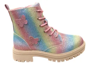 Girls' clothing Abrasion resistant Grosby Freya Girls Kids Comfortable Ankle Boots
