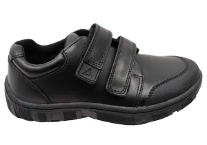 Adjustable Straps Harrison Dawson Kids Leather Adjustable Strap School Shoes