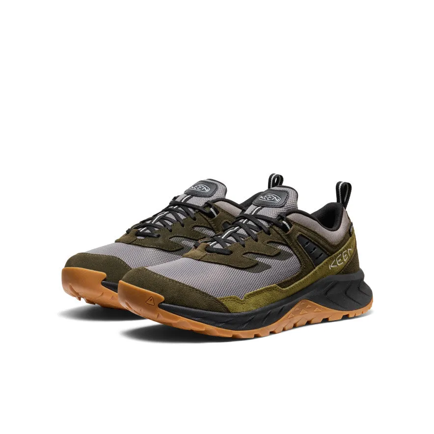 Men's Hightrail Waterproof Hiking Shoe  |  Steel Grey/Forest Night Quick Slip Shoes