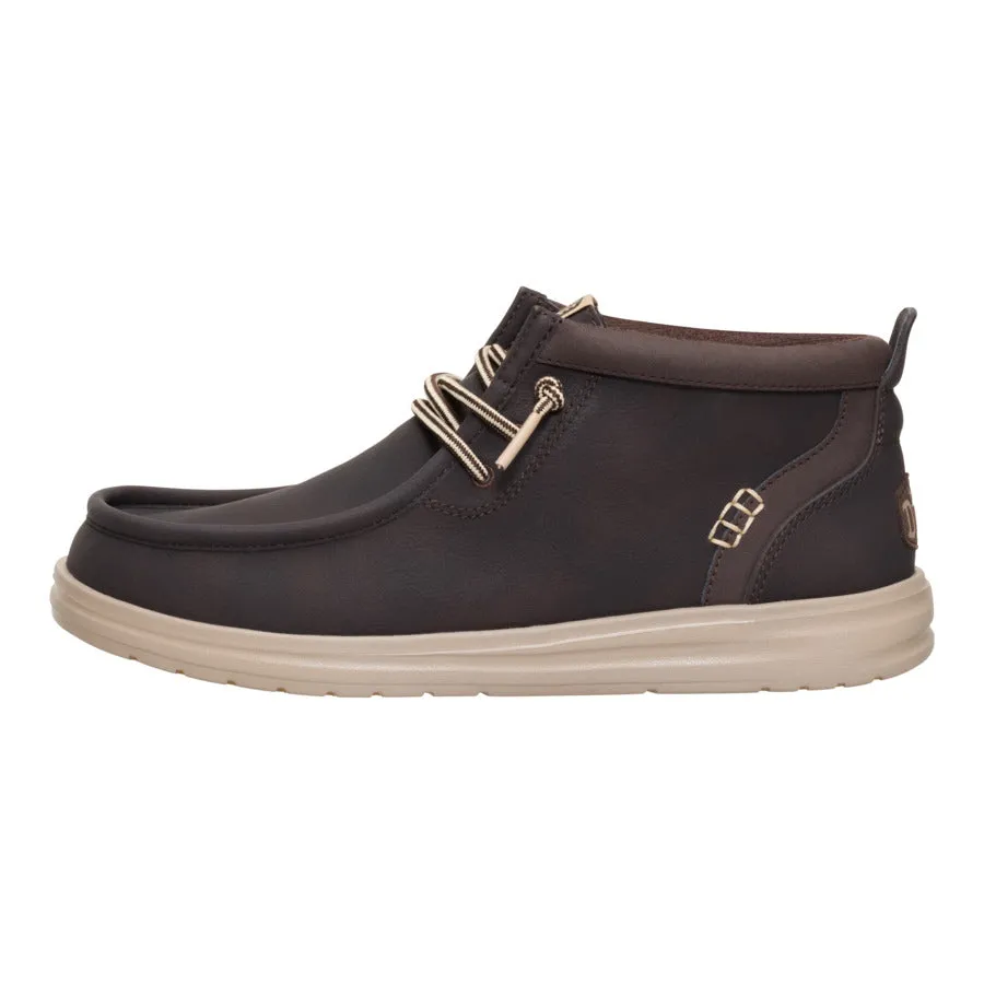 Bright Neon Wally Mid Gripr Classic - Mole Brown