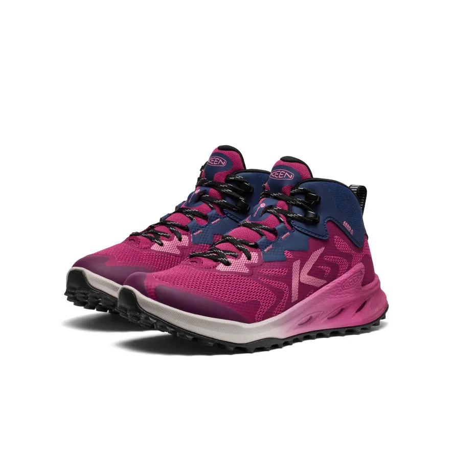 Instant Relaxation MeshUpper Women's Zionic NXT Waterproof Hiking Boot  |  Beaujolais/Pink Lemonade