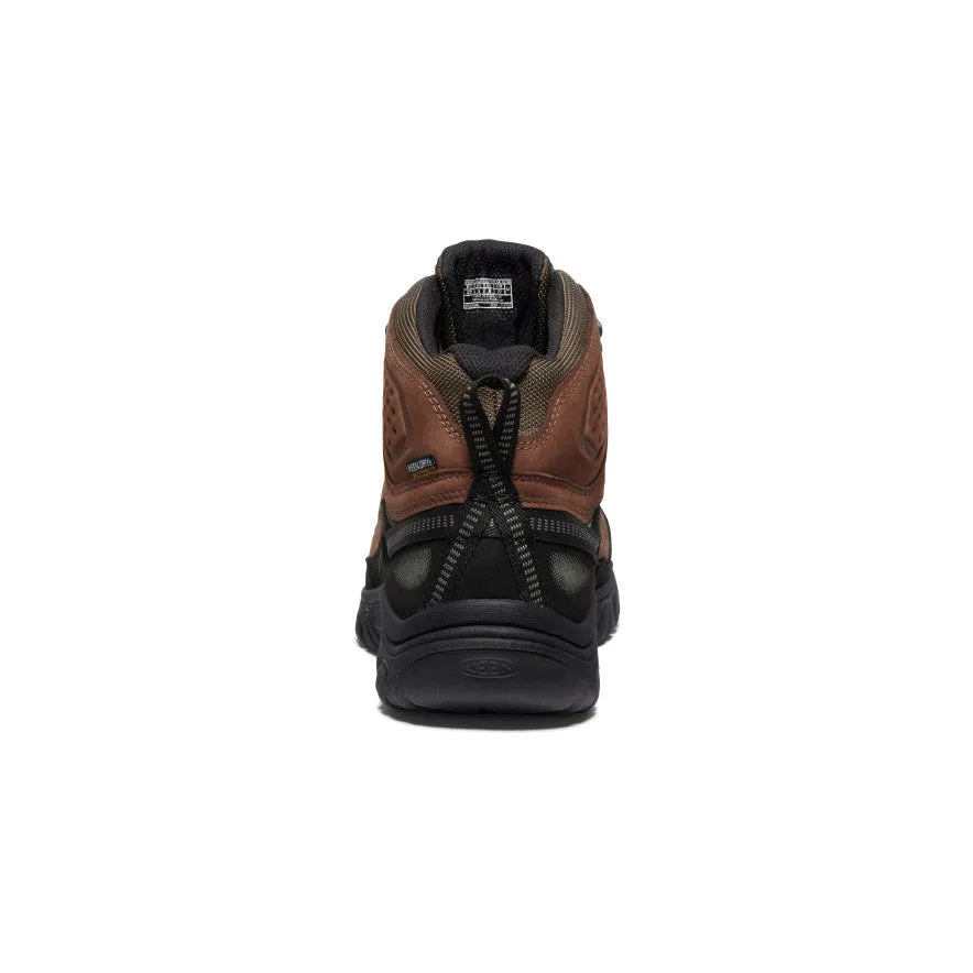 Men's Targhee IV Wide Waterproof Hiking Boot  |  Bison/Black Breathable Footbed Quick Relaxation Step