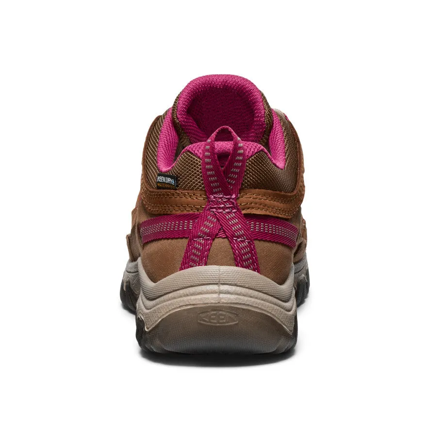 Women's Targhee IV Waterproof Hiking Shoe  |  Bison/Beaujolais Neutral Tone